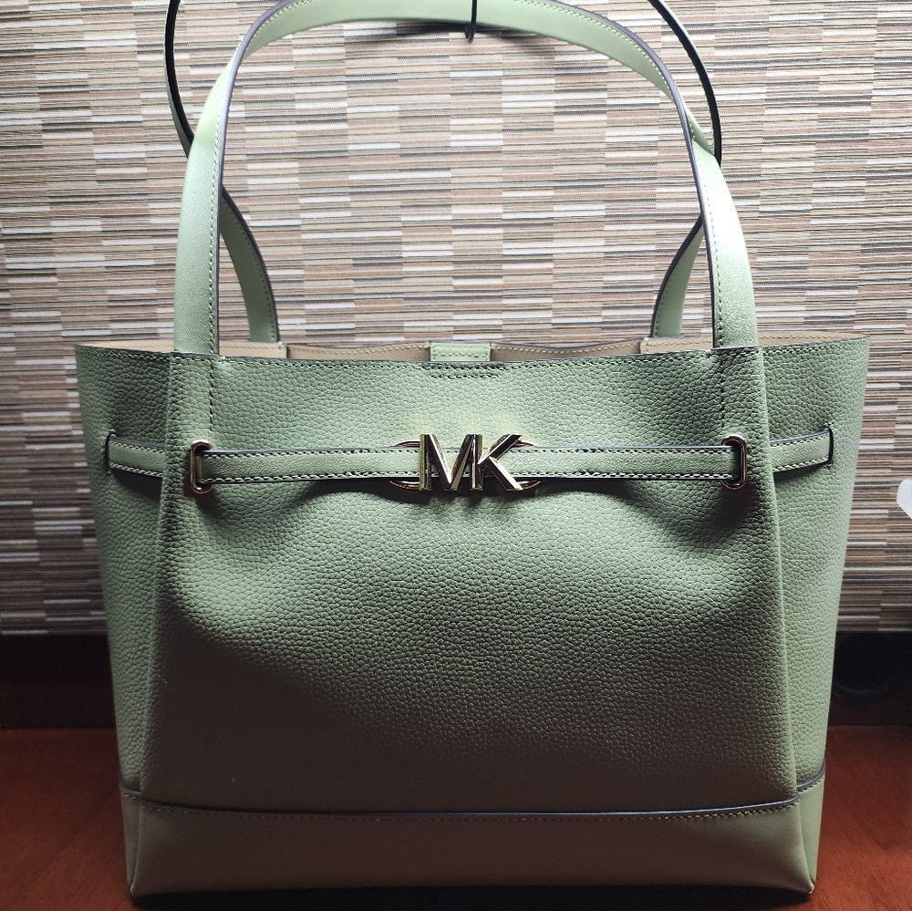 Michael Kors Reed Light Sage Shoulder Bag